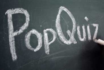 Pop-quiz